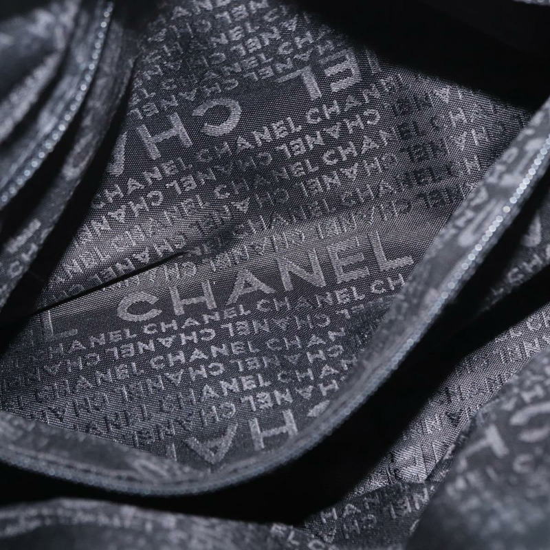 【日本直送】香奈兒 Choco Bar 手提包 尼龍 黑色 銀色 CC 標誌 正品 BA9577-23