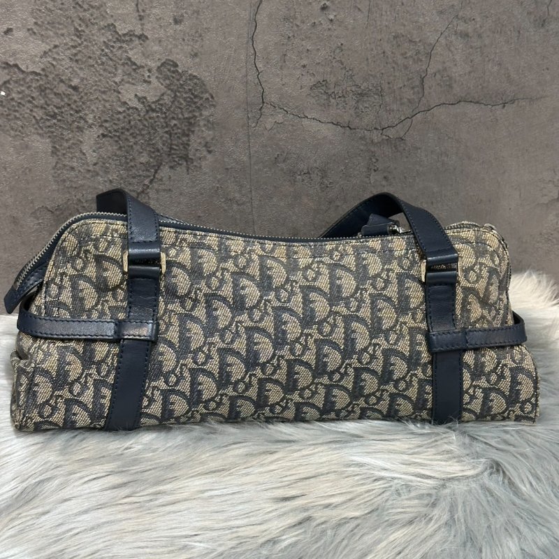 💎Han's house精品服飾💎Dior Vintage Dior Saddle Bag 稀有長型馬鞍 肩背包 腋下包-4