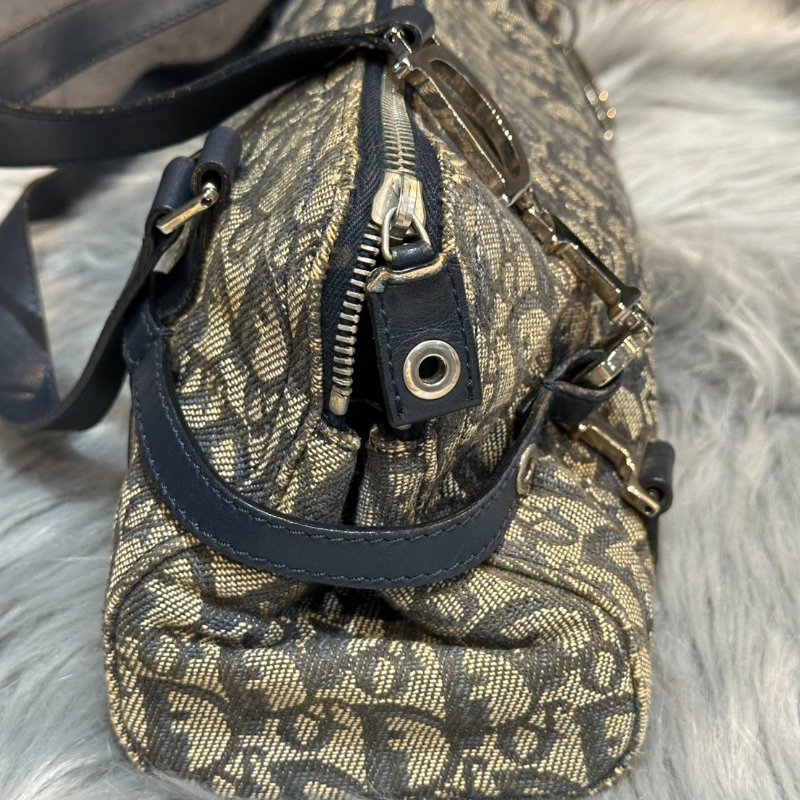💎Han's house精品服飾💎Dior Vintage Dior Saddle Bag 稀有長型馬鞍 肩背包 腋下包-5