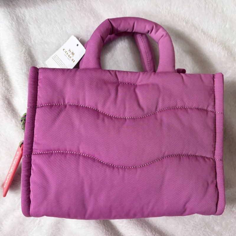 Coach Coachtopia 雲朵包 紙袋包 托特包(粉色)-6