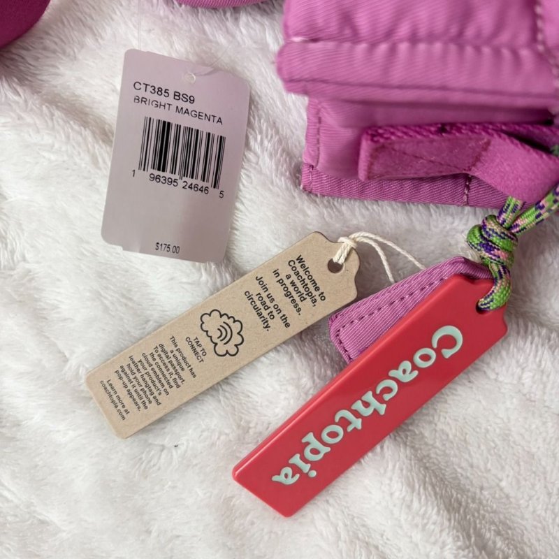 Coach Coachtopia 雲朵包 紙袋包 托特包(粉色)-10