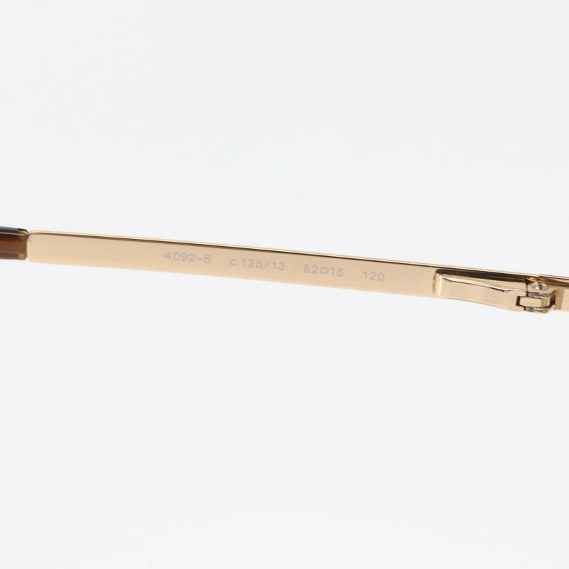 【日本直送】香奈兒 CC 鑲鑽無框太陽眼鏡 金屬棕色 CC 正品 am10473V-11