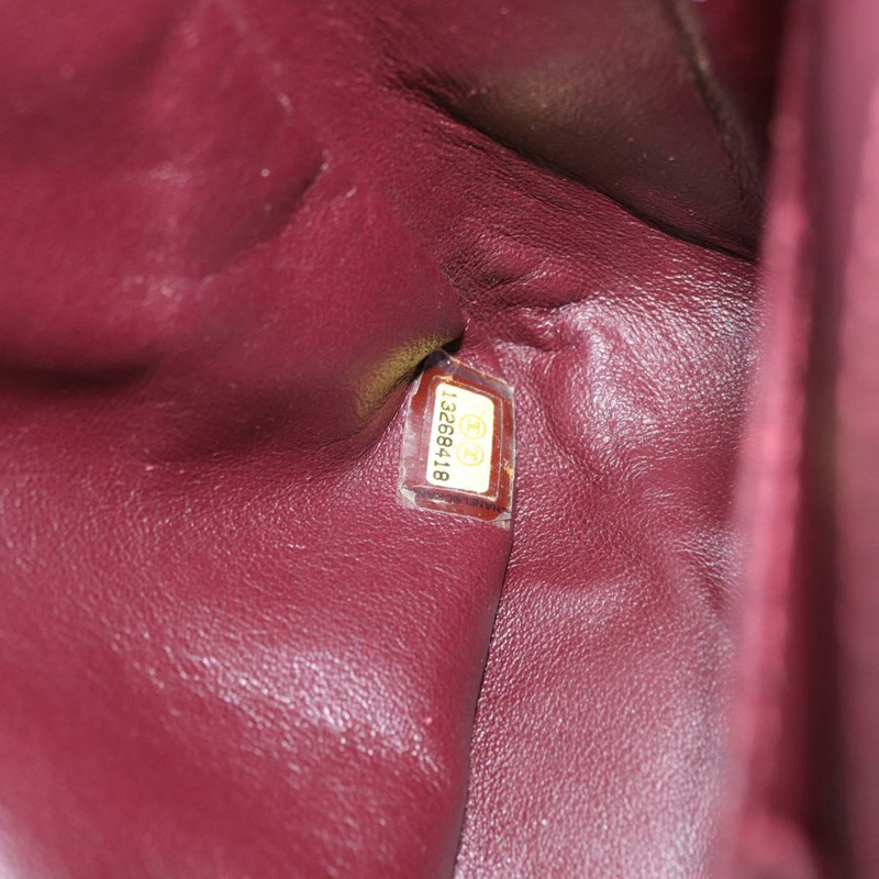 【日本直送】香奈兒鏈條雙蓋絎縫28/2.55包,黑色皮革,CC標誌,正品編號161671V-9