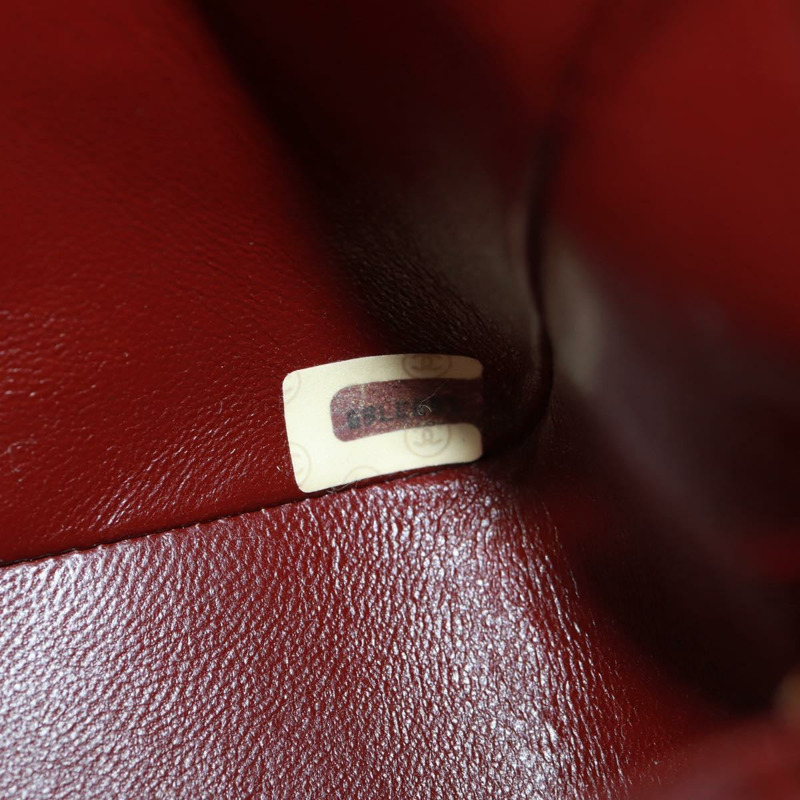 【日本直送】香奈兒 (CHANEL) 絎縫鏈條單肩包,羊皮材質,黑色,金色雙C標誌,貨號 157515SM-9