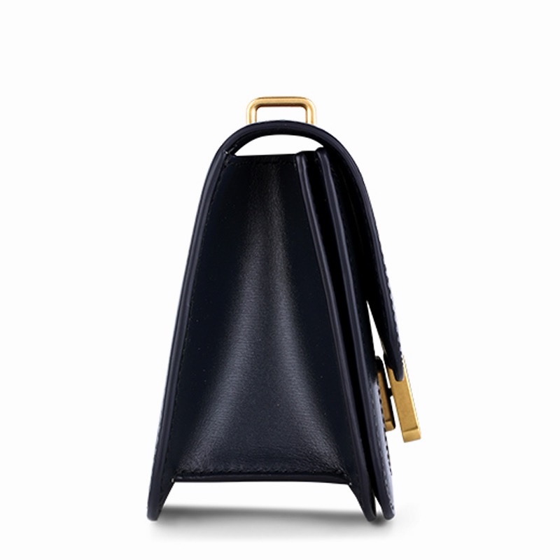 Coach 女士 深藍色徽標提花單肩包均碼碼長:18cm,寬:8cm,高:13.5cm-2