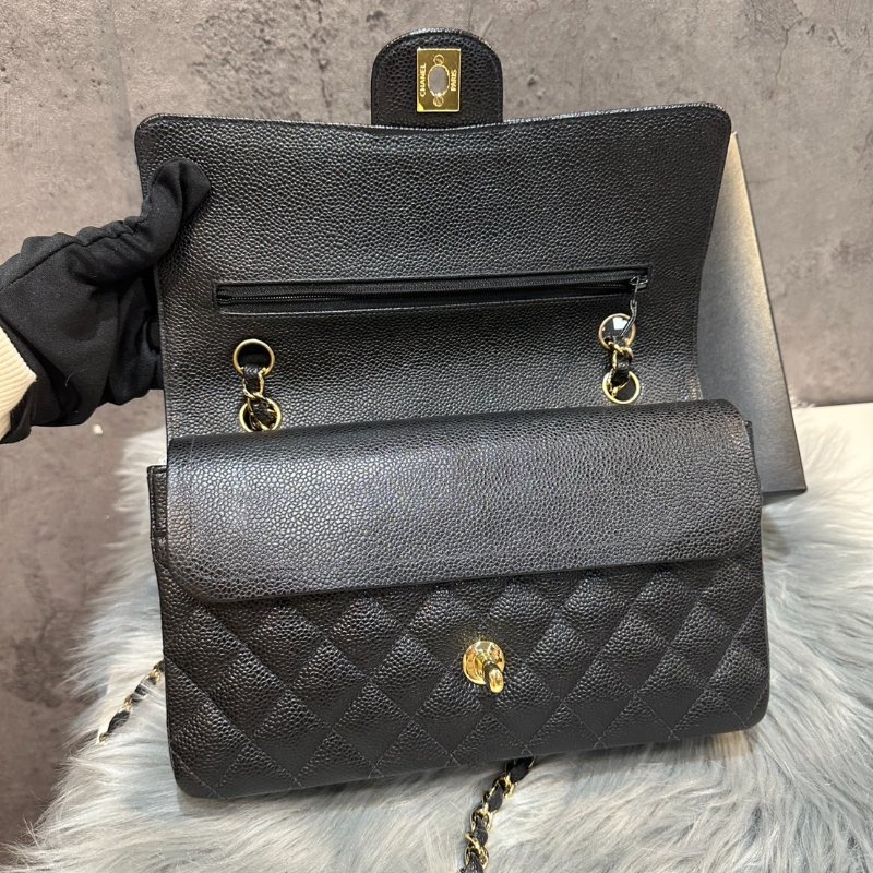 💎Han's house精品服飾💎Chanel香奈兒經典口蓋包 CF25-4