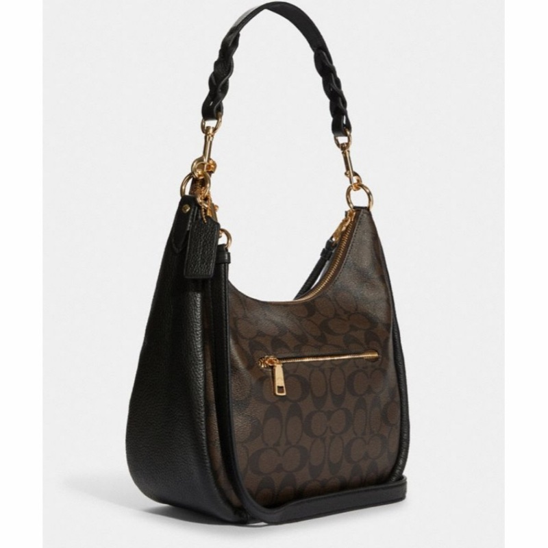 Coach 女士 徽標單肩包均碼碼長度:14CM,寬度:12CM,高度:13CM-2