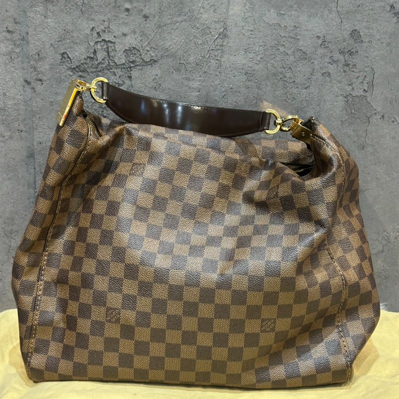 💎Han's house精品服飾💎LV N41185 Portobello GM 棋盤格紋肩背包-0