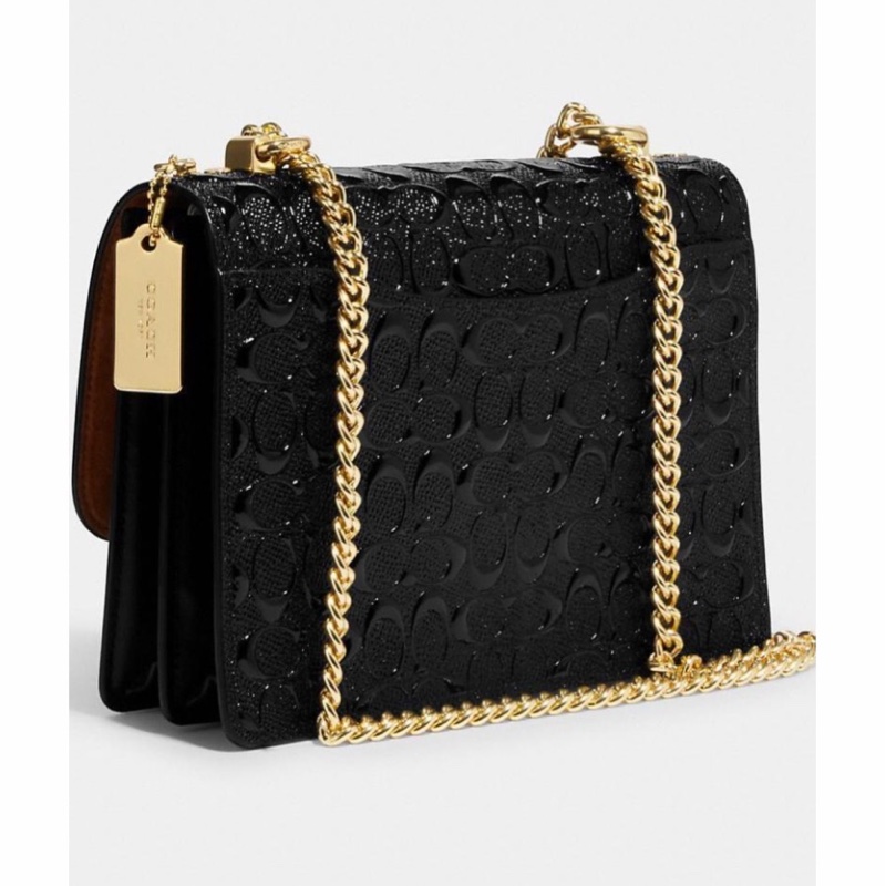 Coach 女士 鏈條浮雕斜挎包均碼碼21cm*16cm*7cm-1