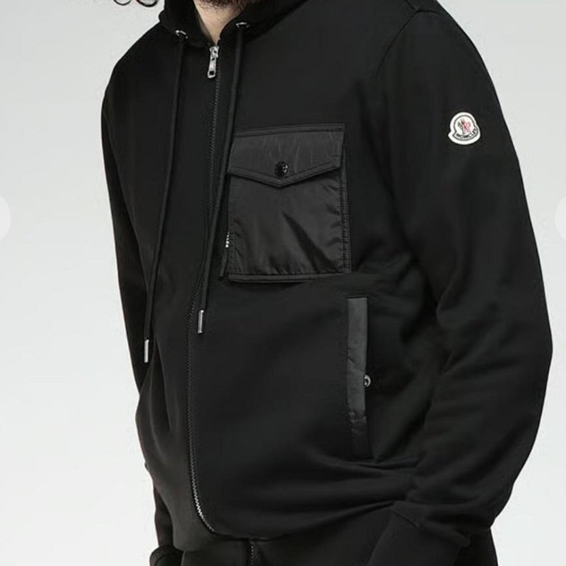 💎Han's house精品服飾💎moncler 拼接 尼龍 連帽 外套 原價31500-3