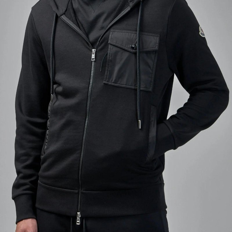 💎Han's house精品服飾💎moncler 拼接 尼龍 連帽 外套 原價31500-8