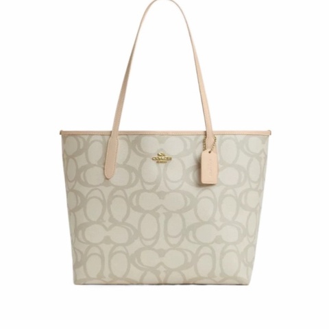 Coach 女士 雙提手托特包均碼碼33cm*15.9cm*29cm