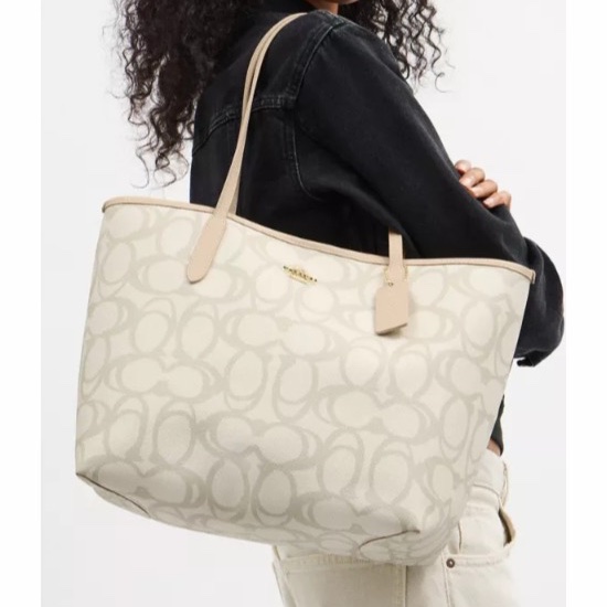 Coach 女士 雙提手托特包均碼碼33cm*15.9cm*29cm-3