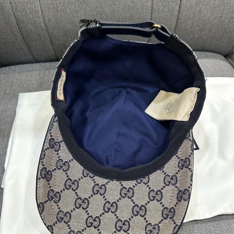 💎Han's house精品服飾💎GUCCI 滿版 老花 帽子 義大利製 原價17700-2