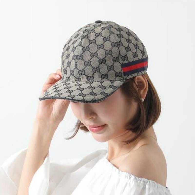 💎Han's house精品服飾💎GUCCI 滿版 老花 帽子 義大利製 原價17700-5