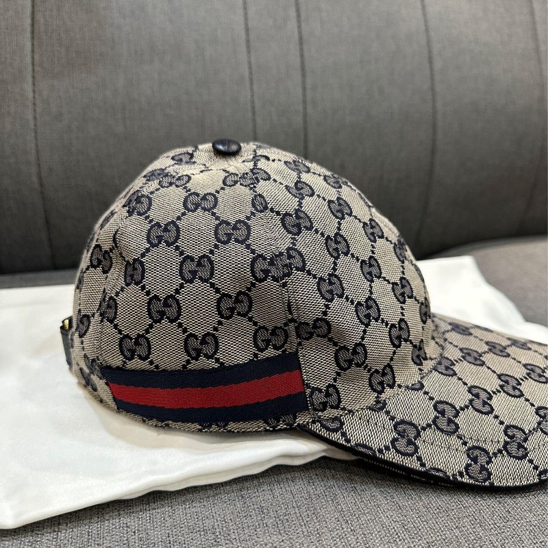 💎Han's house精品服飾💎GUCCI 滿版 老花 帽子 義大利製 原價17700-6