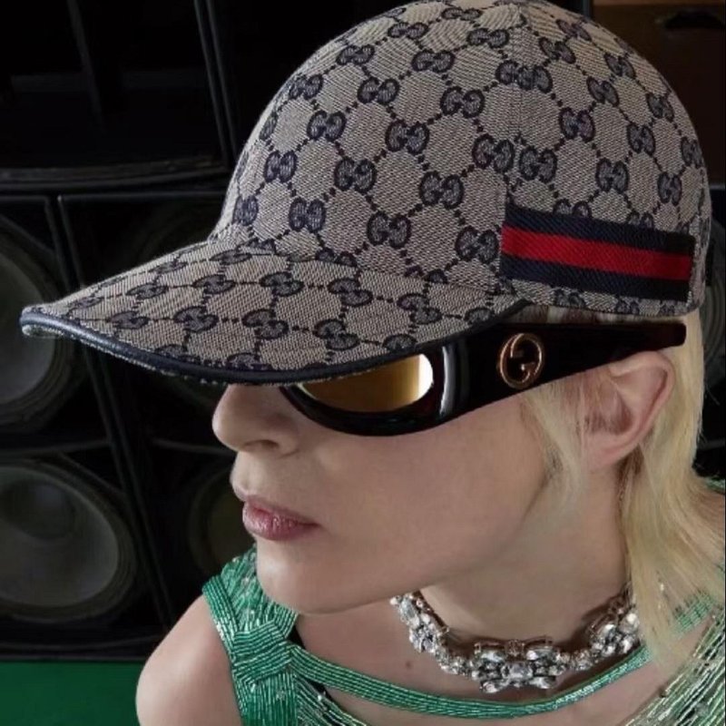 💎Han's house精品服飾💎GUCCI 滿版 老花 帽子 義大利製 原價17700-7
