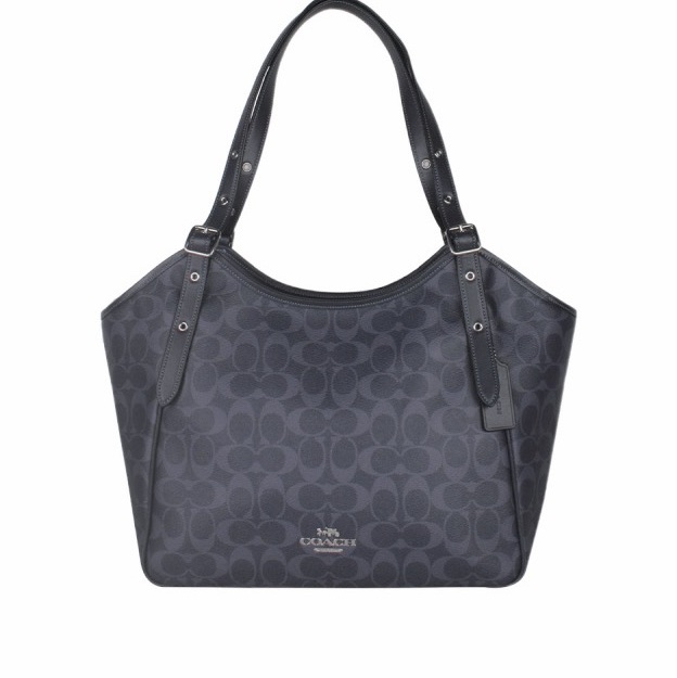 Coach 女士 徽標提花手提包均碼碼33cm*15cm*25cm-0