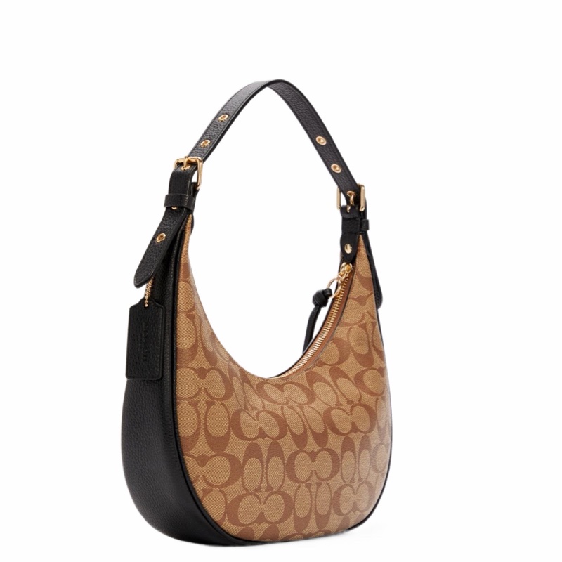 Coach 女士 經典標誌帆布BAILEY半月包均碼碼常規、28×7×27CM-3