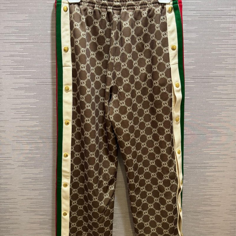 💎Han's house精品服飾💎GUCCI 古馳 GG 滿版 長褲 棉褲 原價6000-2