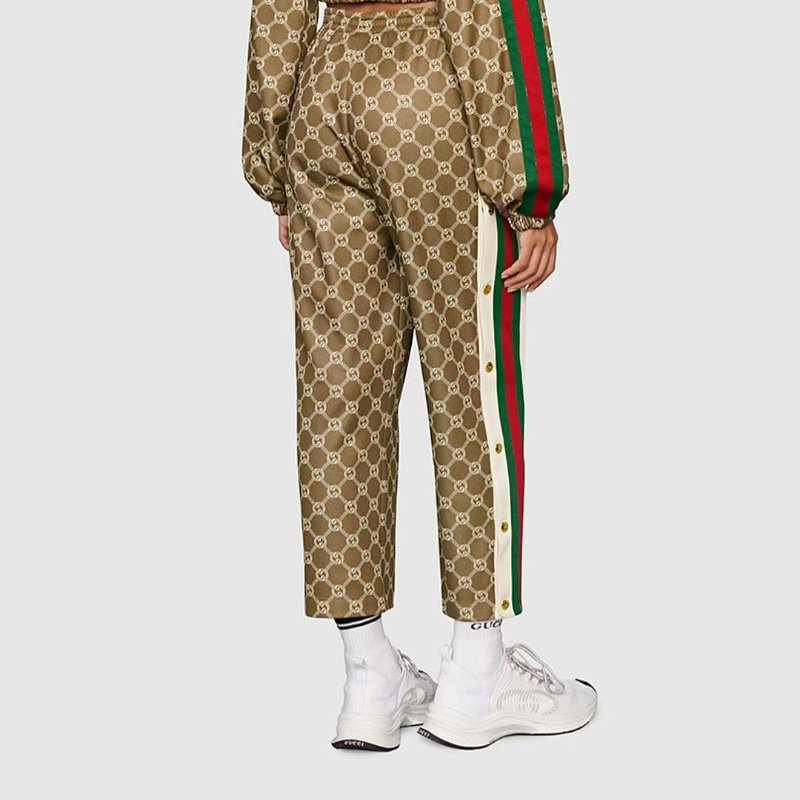 💎Han's house精品服飾💎GUCCI 古馳 GG 滿版 長褲 棉褲 原價6000-3