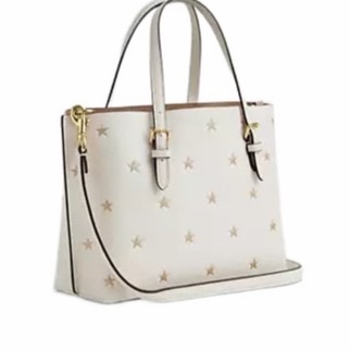 Coach 女士 Mollie 25 號星形印花單肩包均碼碼25cm*12cm*19cm-1
