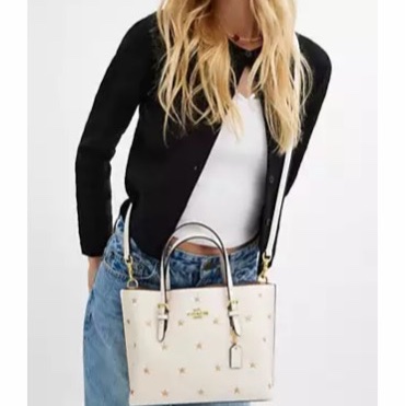Coach 女士 Mollie 25 號星形印花單肩包均碼碼25cm*12cm*19cm-5