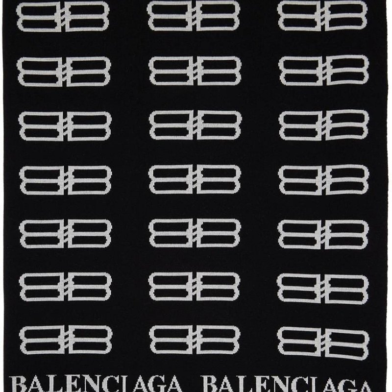💎Han's house精品服飾💎Balenciaga 巴黎世家 羊毛 圍巾雙面用 原價25000-3