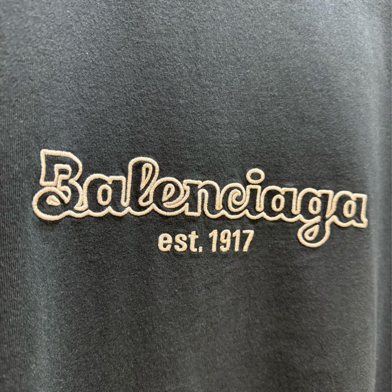💎Han's house精品服飾💎 Balenciaga 巴黎世家 刺繡 LOGO T恤 短袖 短T-7