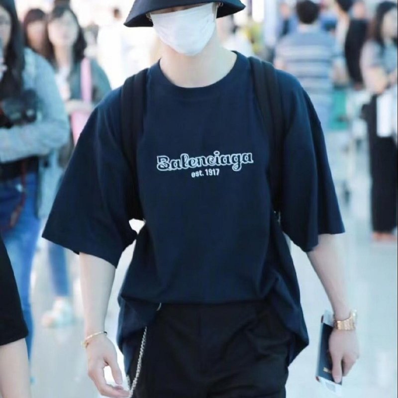 💎Han's house精品服飾💎 Balenciaga 巴黎世家 刺繡 LOGO T恤 短袖 短T-8