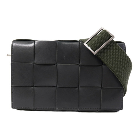 BOTTEGA VENETA 牛皮皮革Shoulder Bag銀扣肩背袋