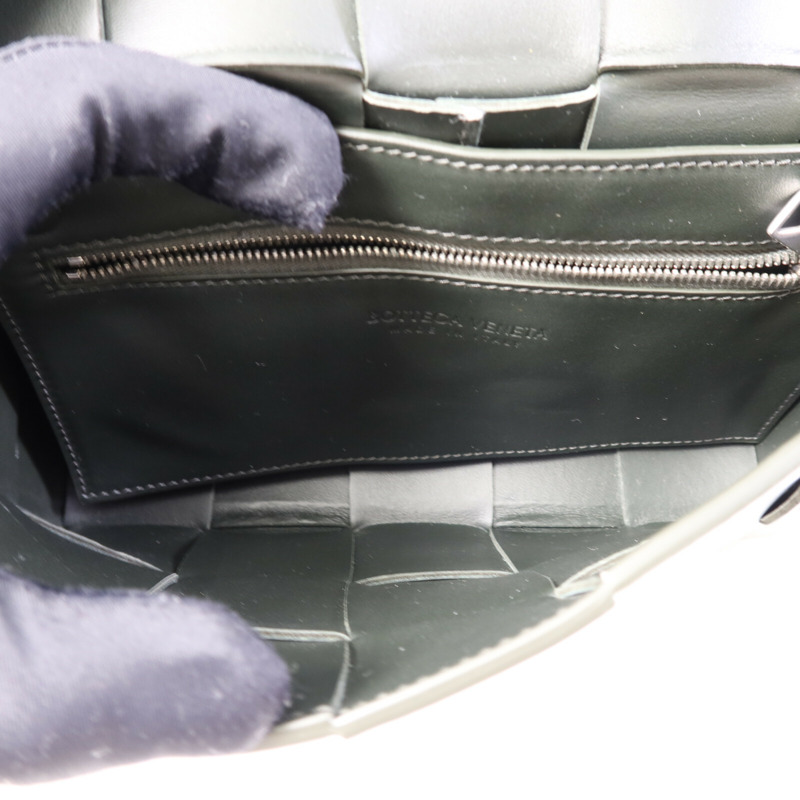 BOTTEGA VENETA 牛皮皮革Shoulder Bag銀扣肩背袋-4