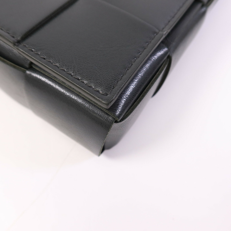 BOTTEGA VENETA 牛皮皮革Shoulder Bag銀扣肩背袋-10