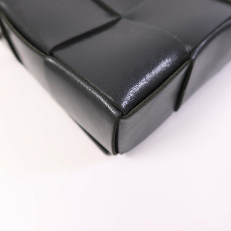 BOTTEGA VENETA 牛皮皮革Shoulder Bag銀扣肩背袋-12