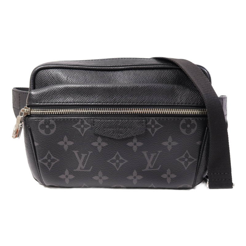 LOUIS VUITTON Monogram Eclipse Outdoor PM銀扣肩背袋-0
