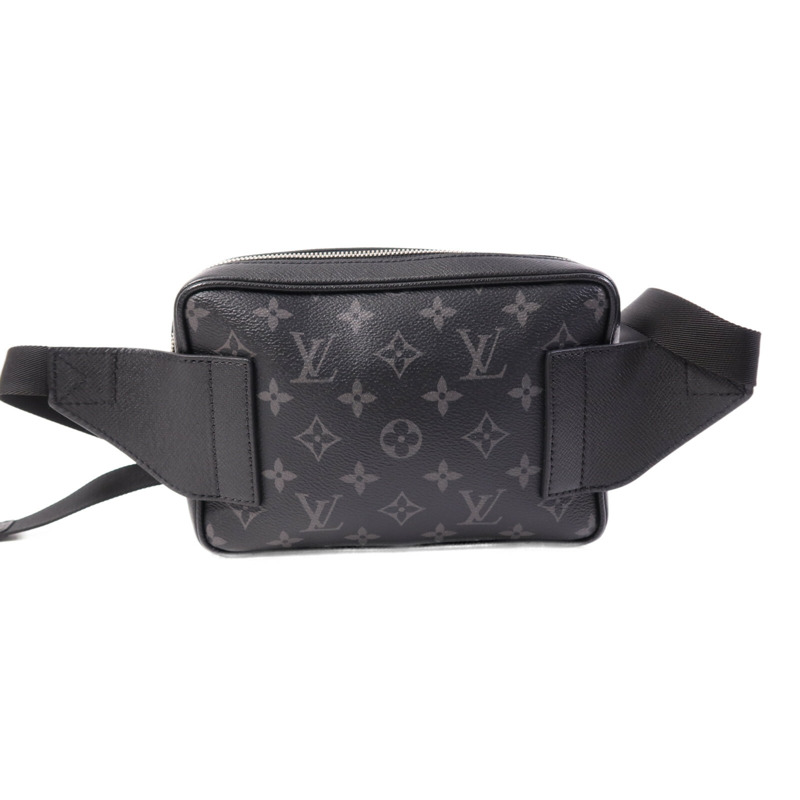 LOUIS VUITTON Monogram Eclipse Outdoor PM銀扣肩背袋-1