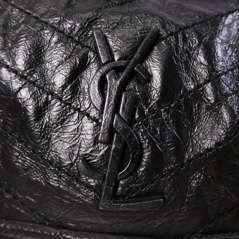 SAINT LAURENT 牛皮皮革Niki Medium銀扣鏈帶肩背袋-12