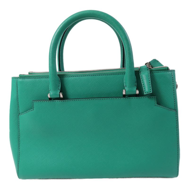 MCM 牛皮皮革2 Way Shoulder Bag銀扣手挽肩背兩用袋-1
