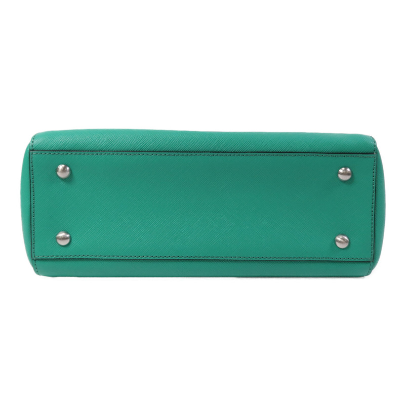 MCM 牛皮皮革2 Way Shoulder Bag銀扣手挽肩背兩用袋-3