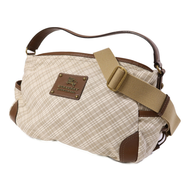 BURBERRY 帆布2 Way Shoulder Bag金扣手挽肩背兩用袋-2