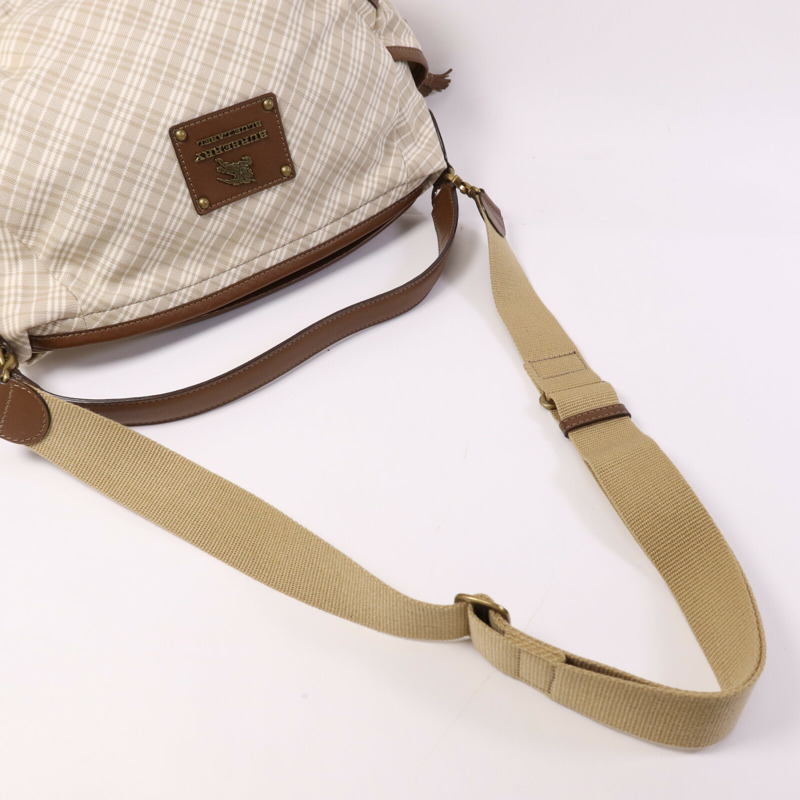 BURBERRY 帆布2 Way Shoulder Bag金扣手挽肩背兩用袋-10