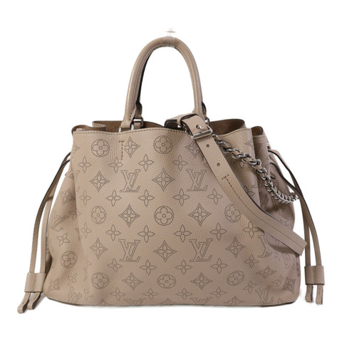 LOUIS VUITTON Mahina Bella Tote銀扣鏈帶手挽肩背兩用袋