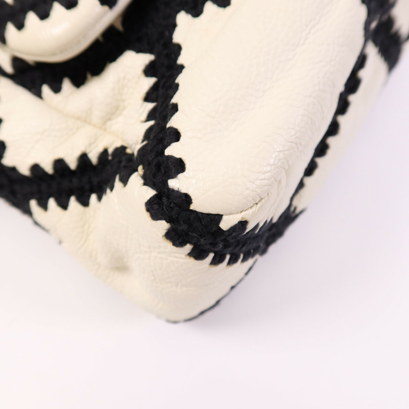 CHANEL 牛皮皮革Chanel 19 Large金扣鏈帶手挽肩背兩用袋-10