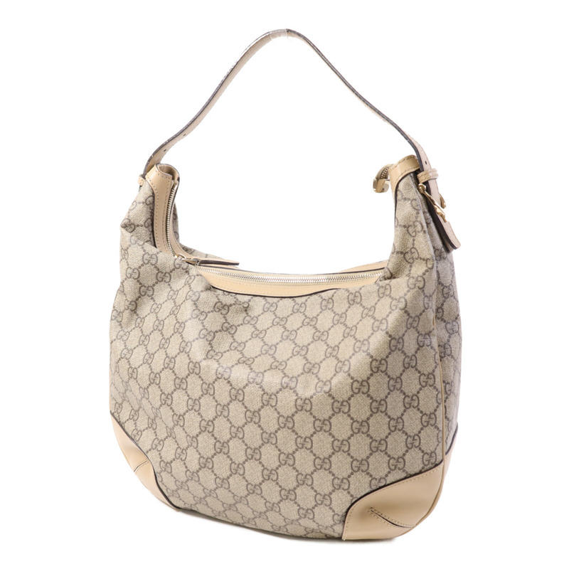 GUCCI 塗層帆布Hand Bag金扣手挽袋-2