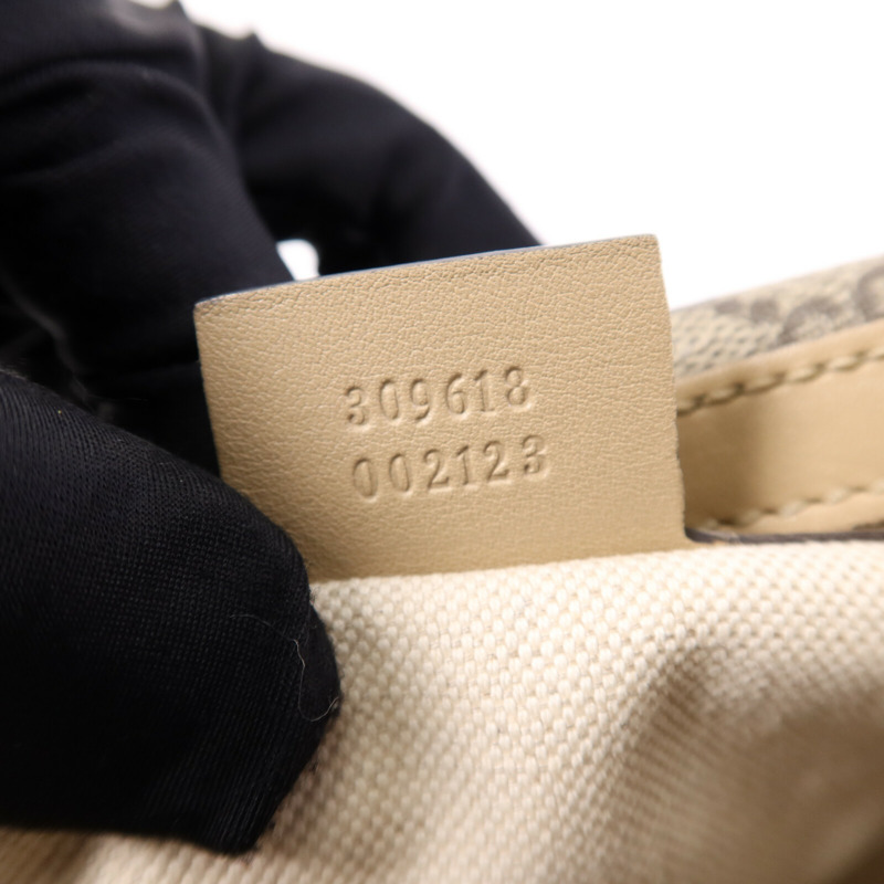 GUCCI 塗層帆布Hand Bag金扣手挽袋-6