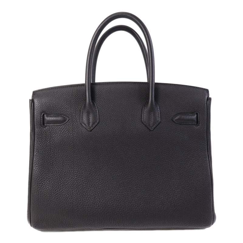 HERMES Togo皮革Birkin 30金扣手挽袋Noir-1