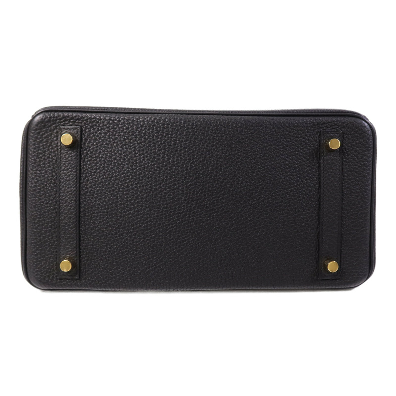 HERMES Togo皮革Birkin 30金扣手挽袋Noir-3