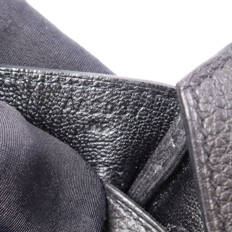 HERMES Togo皮革Birkin 30金扣手挽袋Noir-7