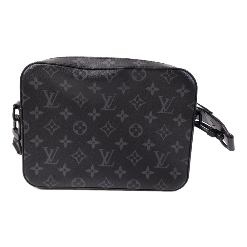 LOUIS VUITTON Monogram Eclipse Steamer Messenger肩背袋-1