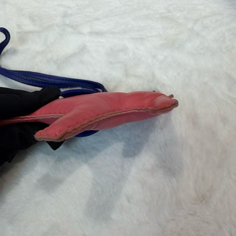 Hermes 罕有粉色中號馬吊飾-5